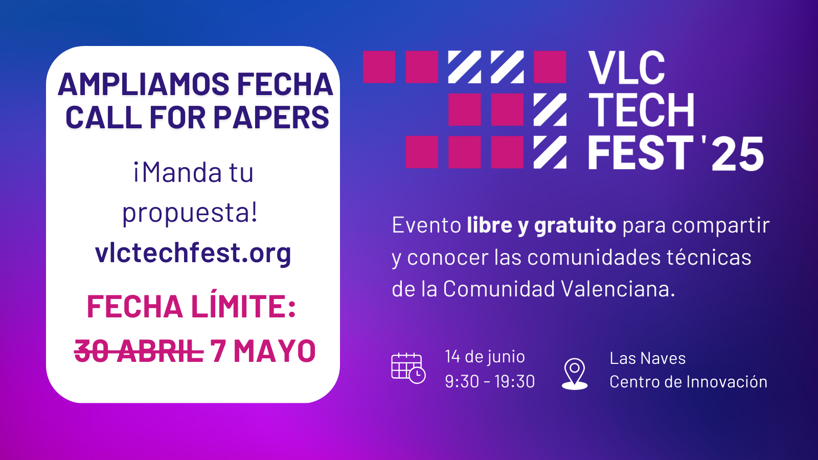 Foto de portada del evento VLCTechFest